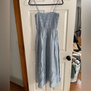 Madewell light blue Smocked Dress